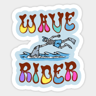 Wave Rider Sticker